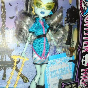 MATTEL, MONSTER HIGH, SCARIS, FRANKIE STEIN, DOLL, BRAND NEW!!!